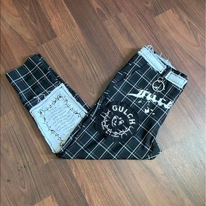 PUTRID 1 of 1 black plaid chino trouser